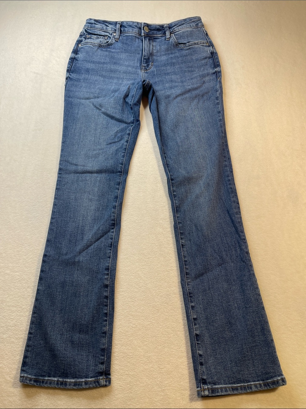 a.n.a Women's MIDRISE SLIM BOOTCUT Jeans - Blue Denim SIZE 8